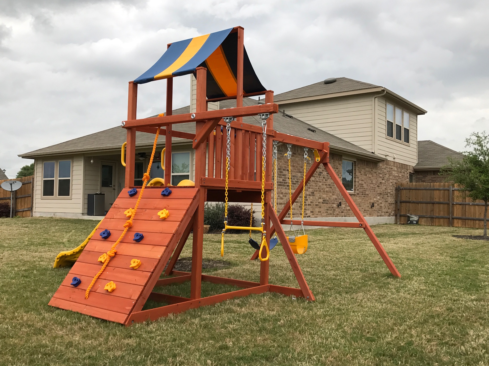 barn and silo outdoor playset