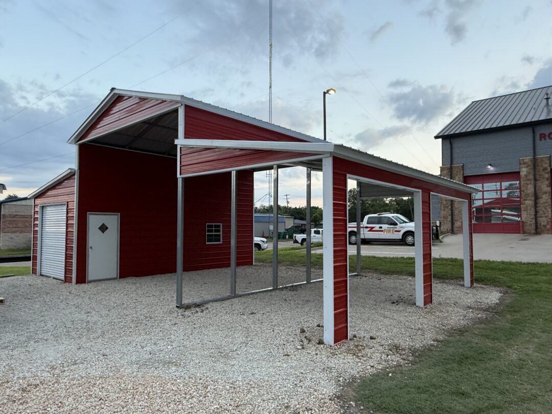 42 X 25  Metal Horse Barn