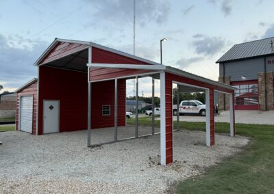 42 X 25  Metal Horse Barn