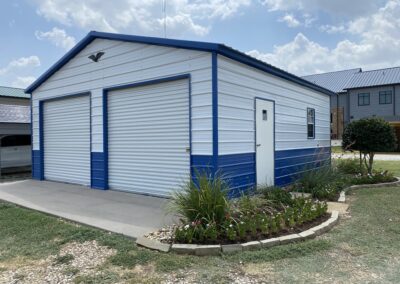 24 X 25 Vertical Roof Garage