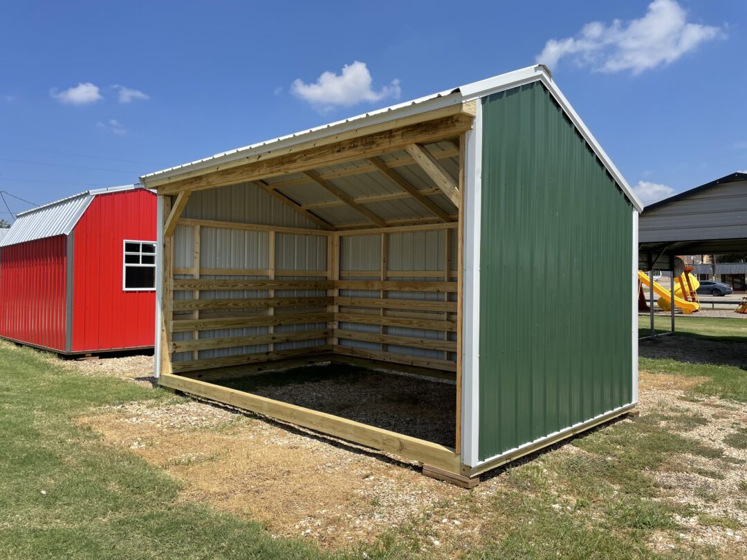 10 X 16 Metal Loafing Shed