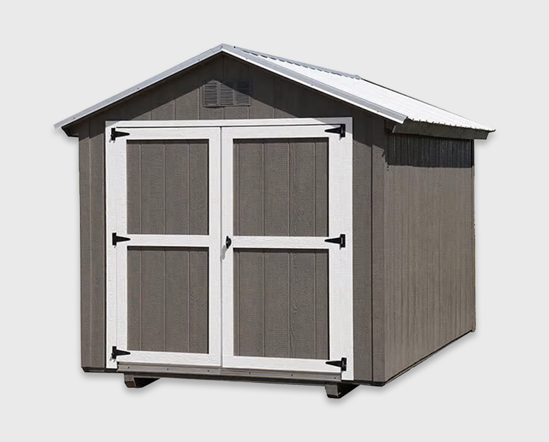 Lelands Painted Basic Sheds, Home Office, Home Gym, She Shed, Man Cave, Backyard Garden Shed