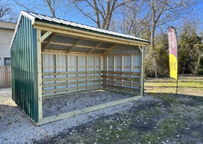 10X16 Metal Loafing Shed