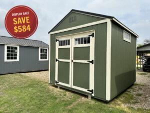 DISPLAY DISCOUNT SAVE SHED 10x12 utility