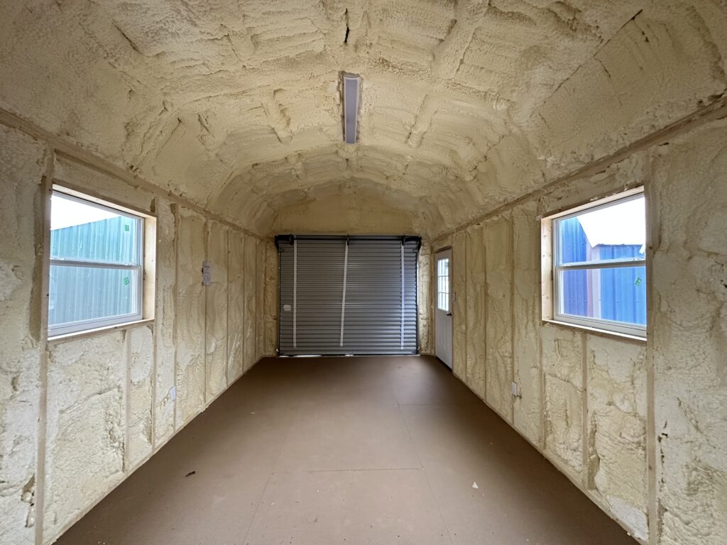 roof and wall spray foam insulation
