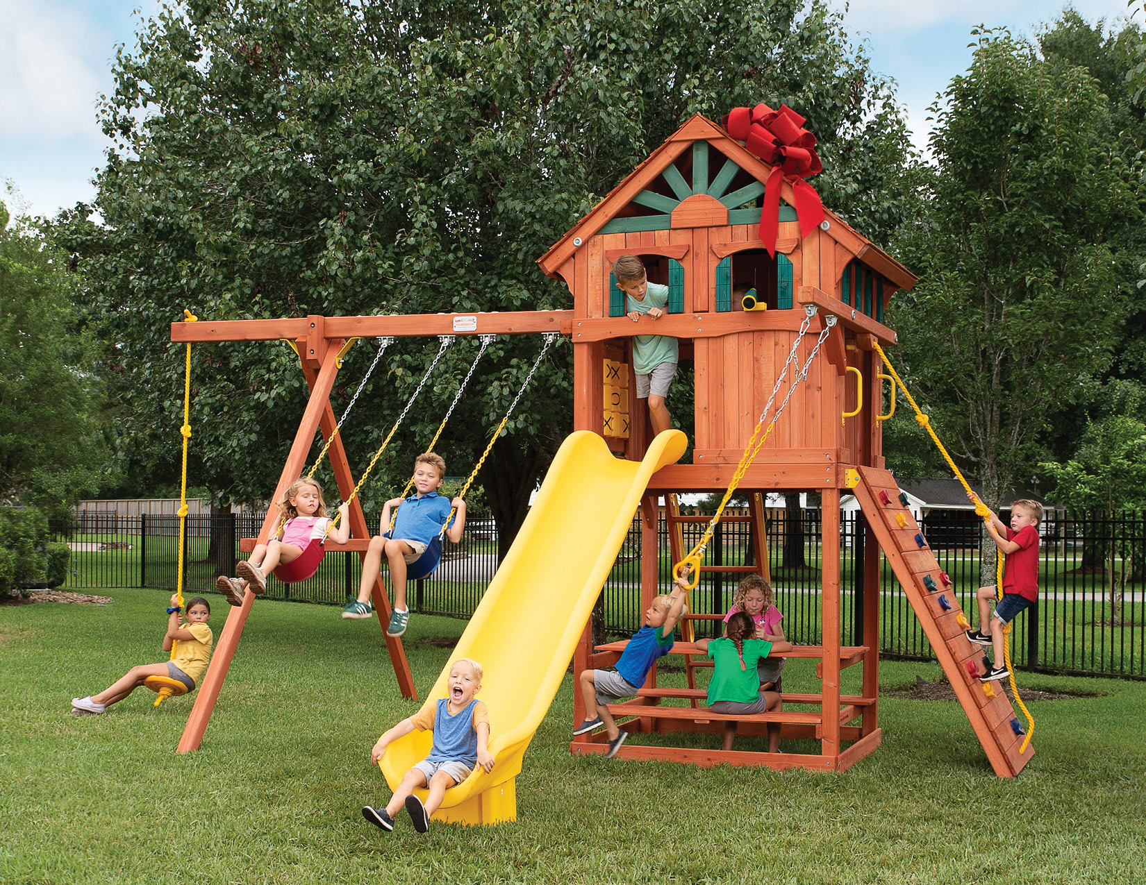 Farm-and-Yard-Central-Texas-Playset-Playground-Backyard-10-ParrotIslandFortXL-Treehouse-2023