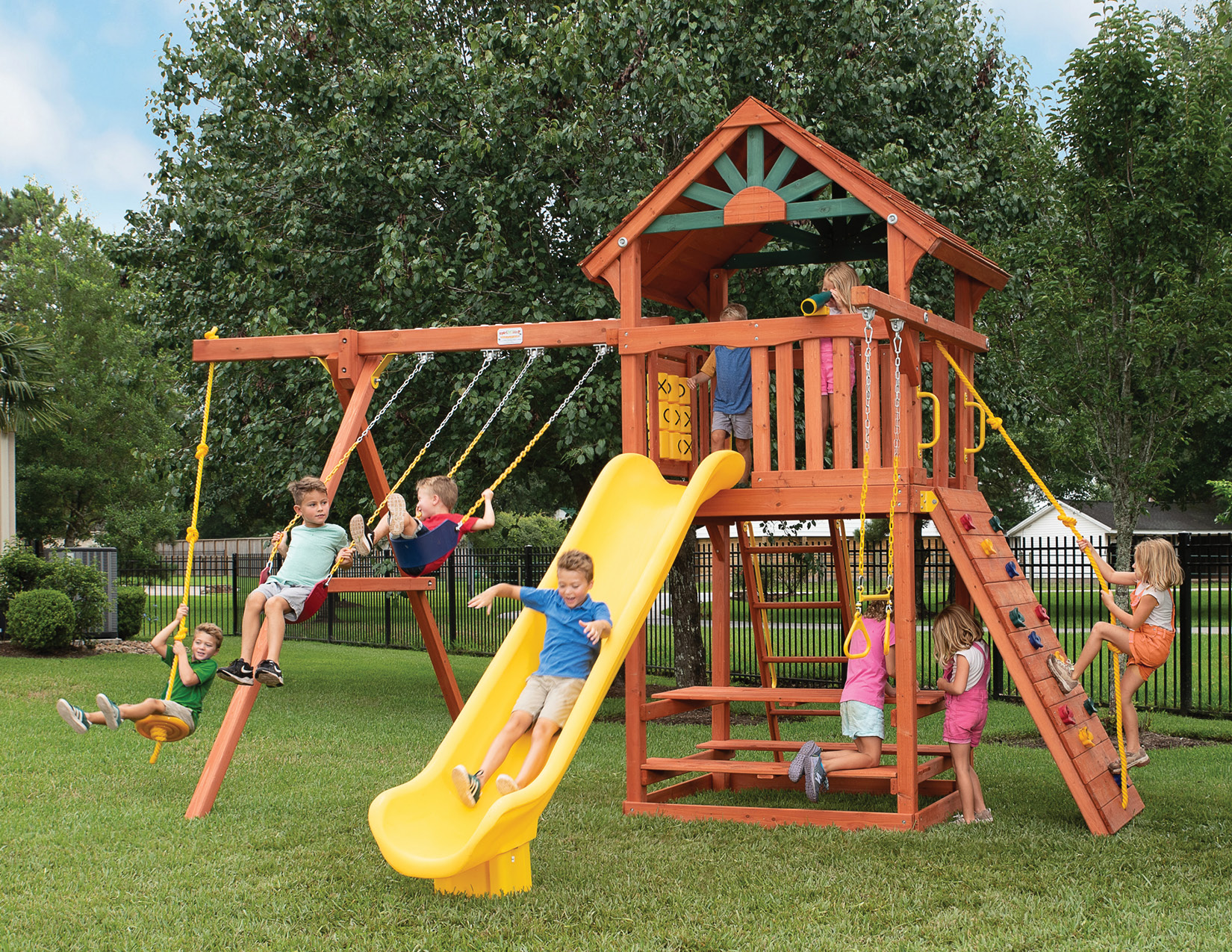 Farm-and-Yard-Central-Texas-Playset-Playground-Backyard-12-ParrotIslandFortXL-2023