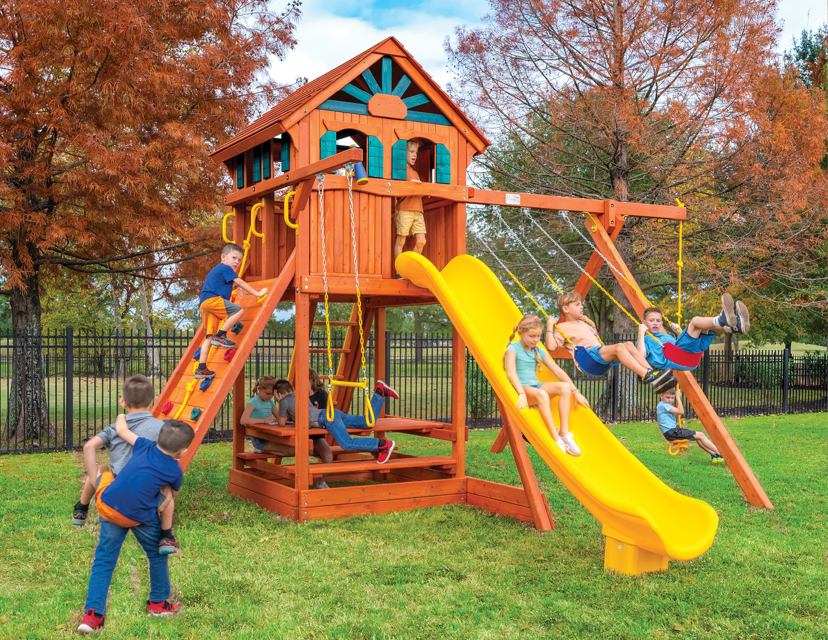 Farm-and-Yard-Central-Texas-Playset-Playground-Backyard-23-65BengalFort-Treehouse-2023