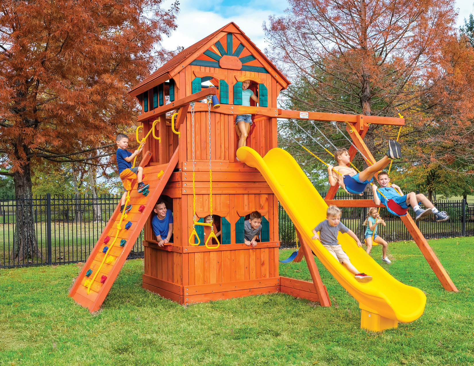 Farm-and-Yard-Central-Texas-Playset-Playground-Backyard-24-65BengalFort-TreehousePlayhouse-2023