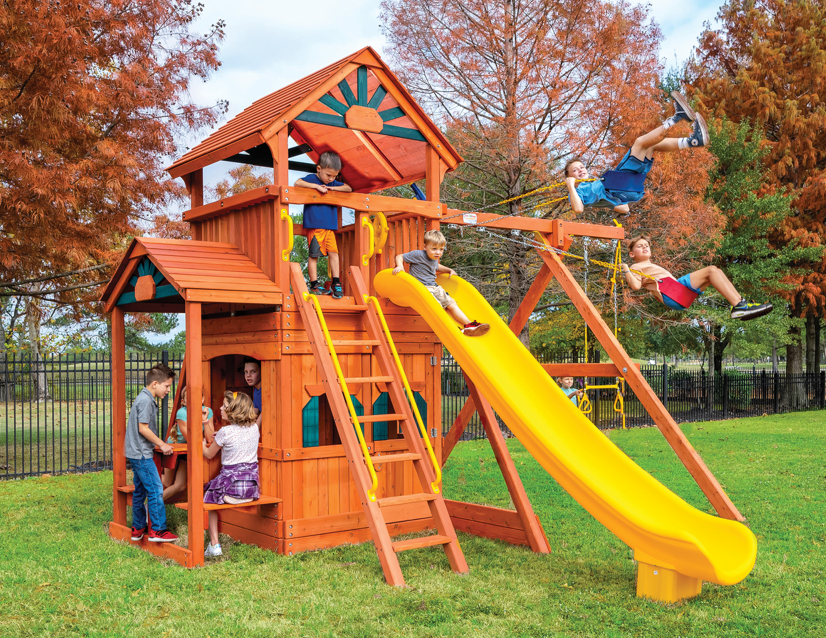 Farm-and-Yard-Central-Texas-Playset-Playground-Backyard-25-65BengalFort-SnackBarPlayhouse-2023