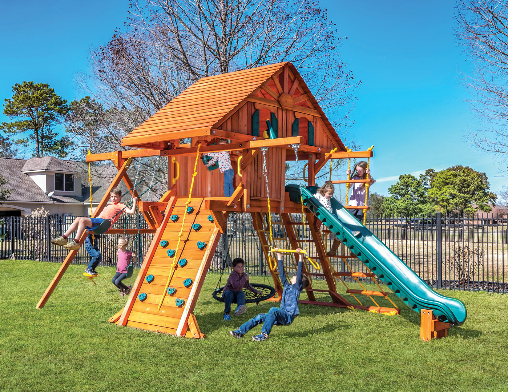 Farm-and-Yard-Central-Texas-Playset-Playground-Backyard-47-58JaguarPlaycenter-Config2Treehouse-2023