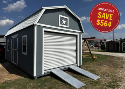 12 X 24 Side Lofted Barn – Save $564!!