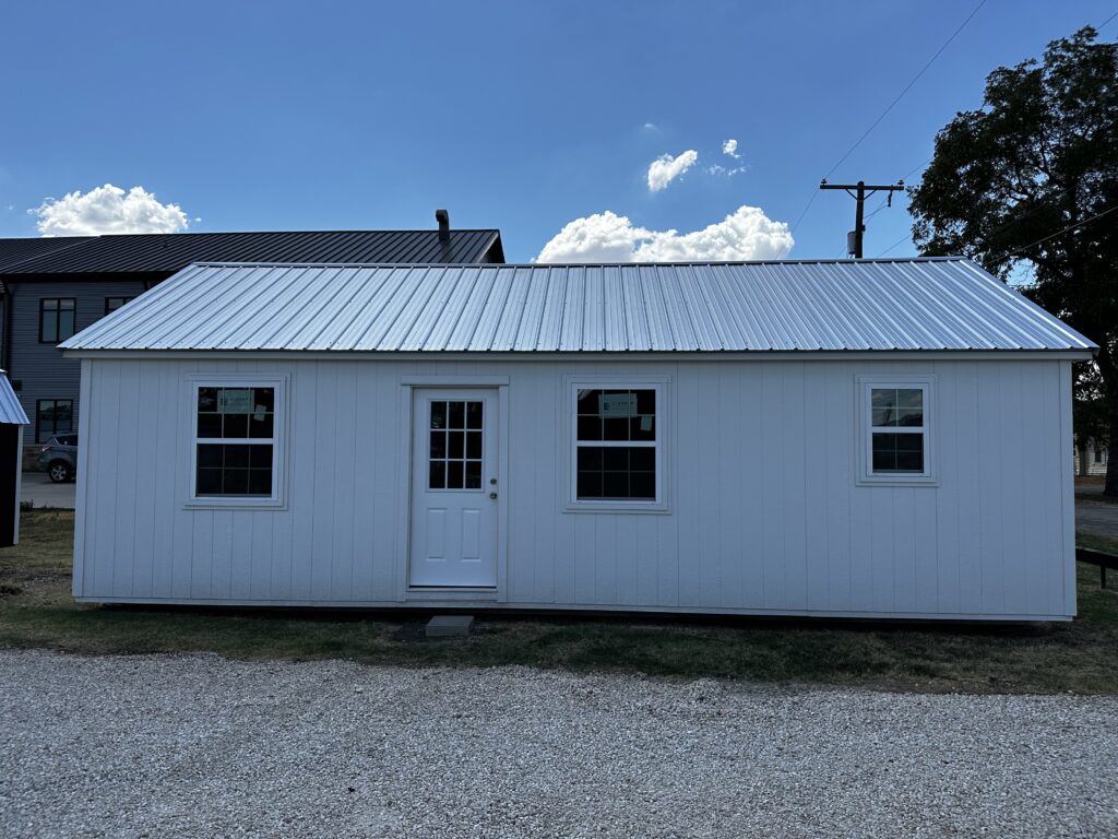 (2) 3x4 and (1) 2x3 Low E Windows on front wall 