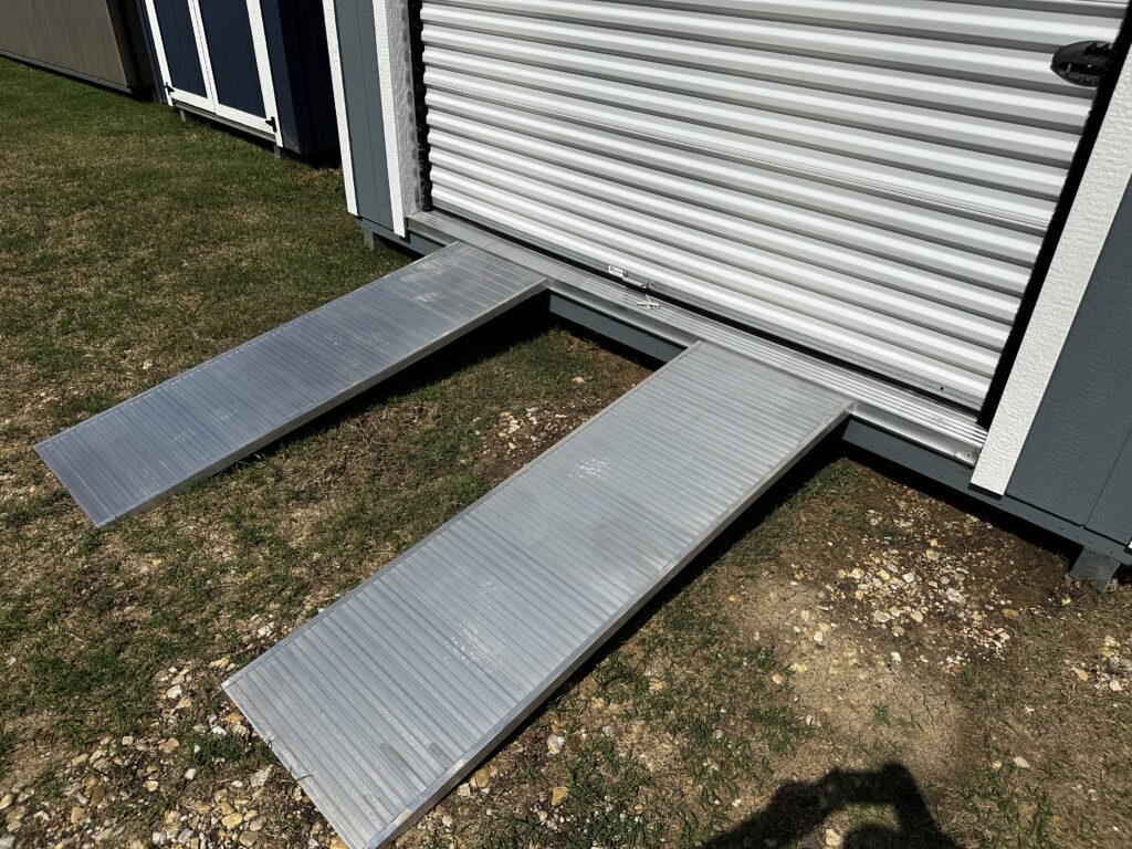 6' all weather adjustable mower ramps