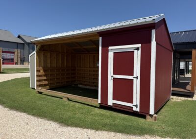 10X20 Painted Run In Shed