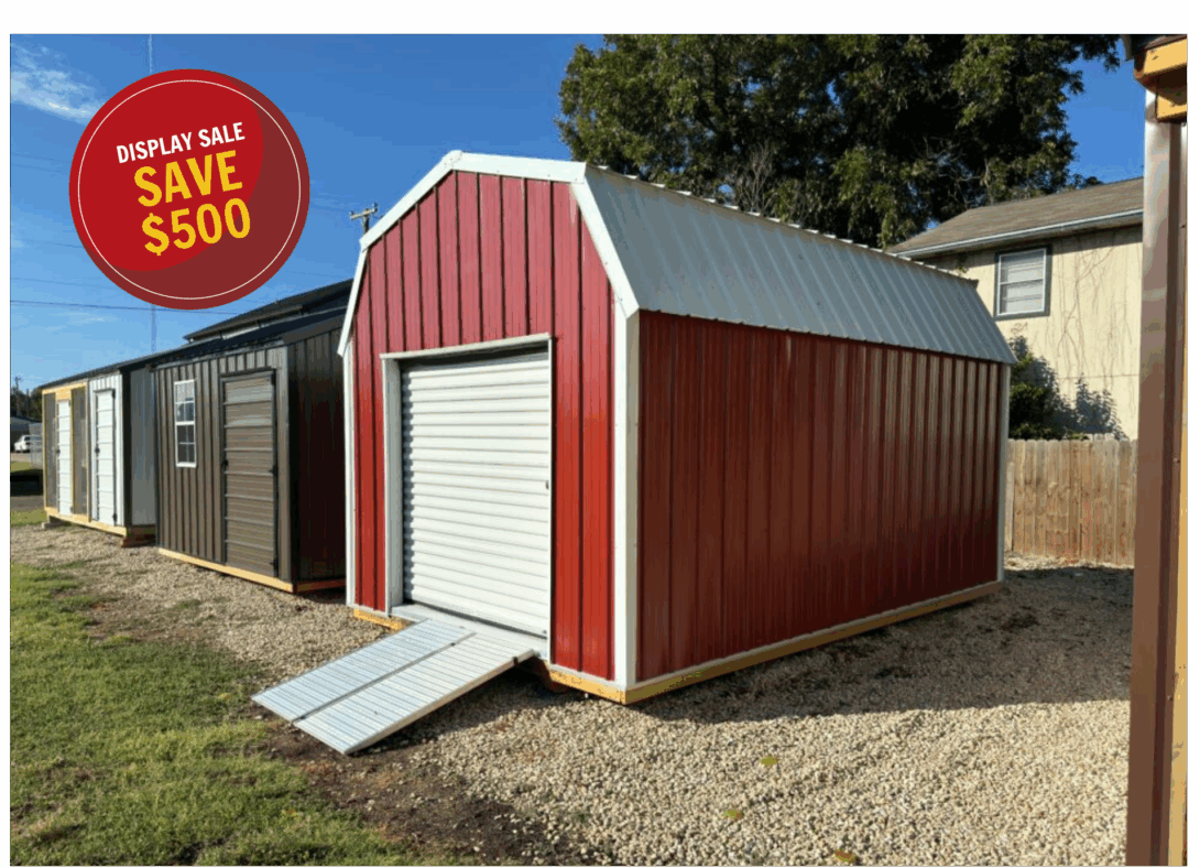 SAVE $500!! – 10X16 Metal Lofted Barn