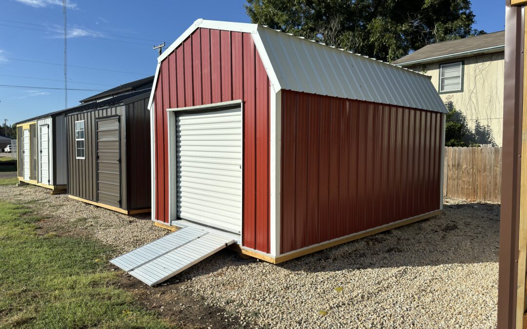 10X16 Metal Lofted Barn