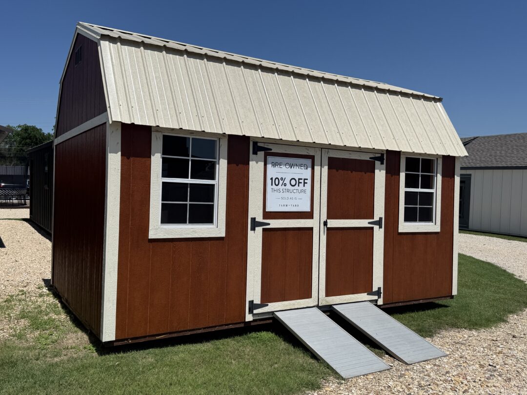 Rental Return 10 x 16 Lofted Barn